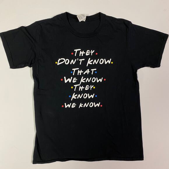 Friends black short sleeve t shirt size small - Picture 2 of 4